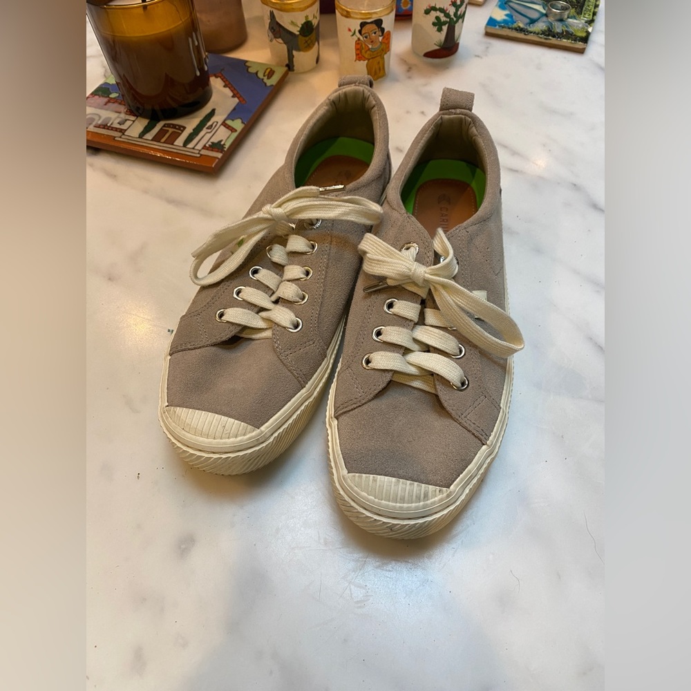 Cariuma OCA suede low tops.